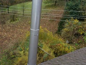 Edelstahlschornstein in Messkirch