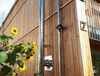 Edelstahlschornstein in Überlingen