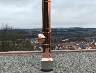 Kupferschornstein in Baienfurt