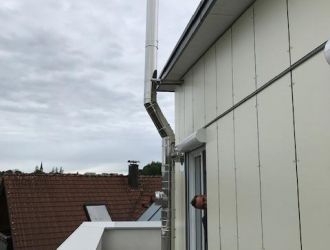 Schornsteinmontage in Wangen