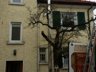 Edelstahlschornstein in Altstadt