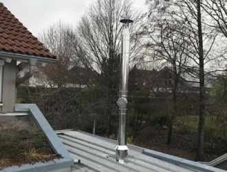 Leichtbauschornstein in Schmalegg