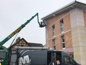 Schornsteinbau in Blitzenreute