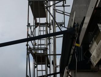 Schornsteinmontage in Lindau